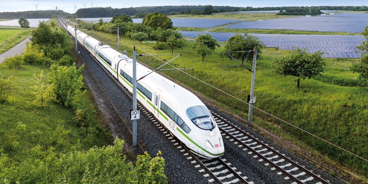 Wir treiben die grüne Transformation der Deutschen Bahn voran