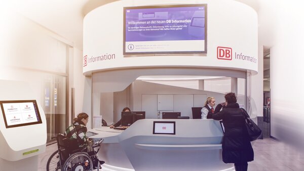 Die DB Info 4.0: Das neue digitale Service-Universum an Bahnhöfen
