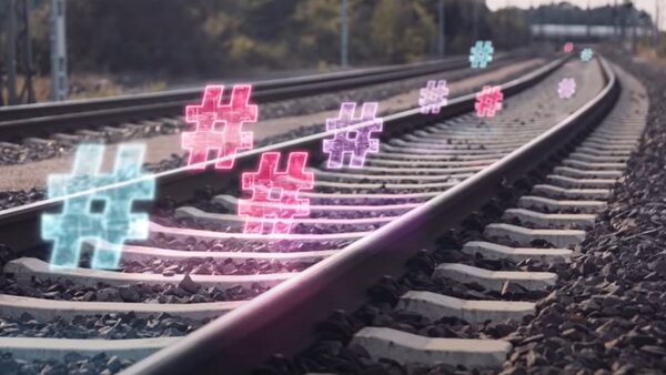Website for Deutsche Bahn's "Digital Rail Germany" initiative