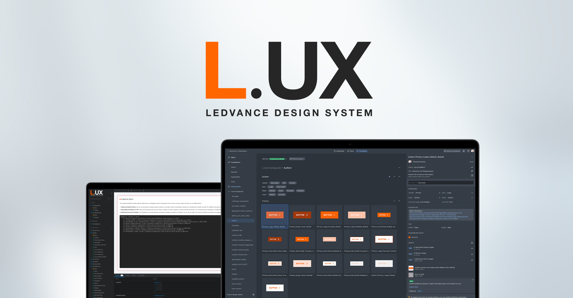 Designsystem für LEDVANCE mit modularen Komponenten und konsistenten Regeln