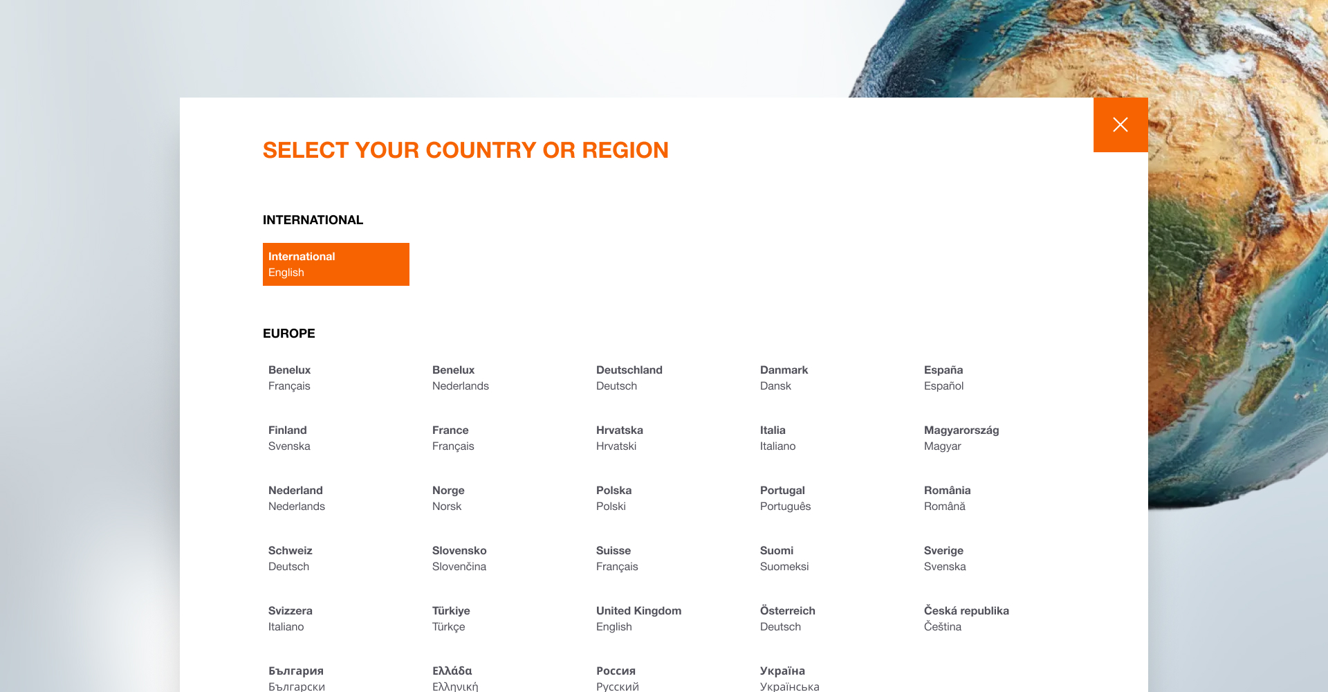 Internationale Marktstruktur der LEDVANCE Plattform